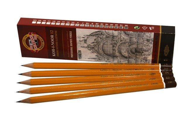 Олівець графітний "Koh-i-noor" 1500.8B (за 1шт), шт, фото 1