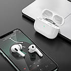 Бездротові TWS навушники Borofone BW27 вакуумні white, фото 2