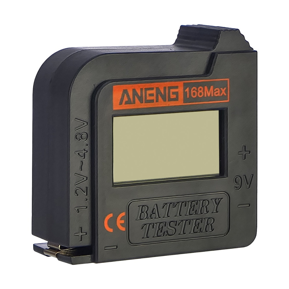 Тестер батарейок і акумуляторів Aneng 168 Max з РК дисплеєм (1.2V~4.8 V, 9V), фото 1