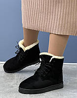 Уги жіночі зимові 8 пар у ящику чорного кольору 36-41, фото 3