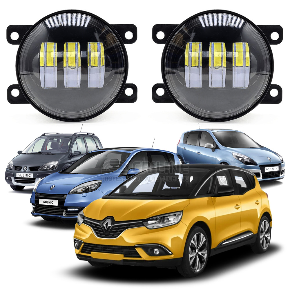 Протитуманні фари Renault Scenic 2 2 режими Світлодіодні
