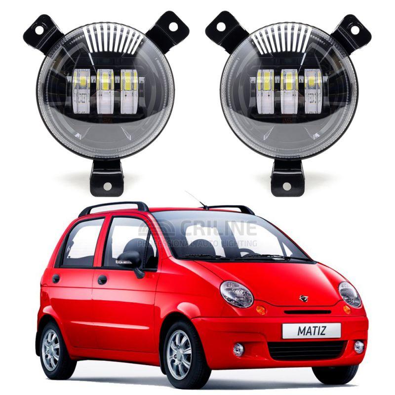 Протитуманні фари для Daewoo Matiz з лінзою діодні