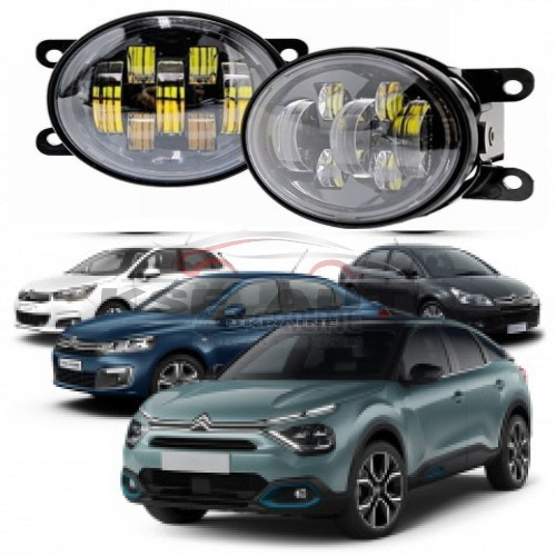 Протитуманні світлодіодні фари Citroen С4 3 7 лінз
