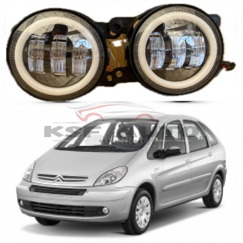 Протитуманітні світлодіодні фари Citroen Xsara Picasso Ангельські очі