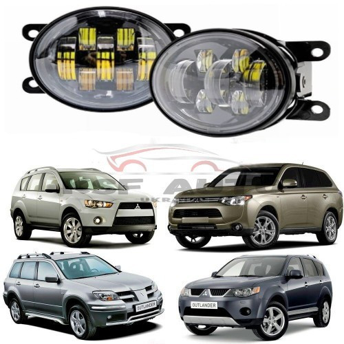Протитуманні світлодіодні фари Mitsubishi Outlander 2 7 лінз