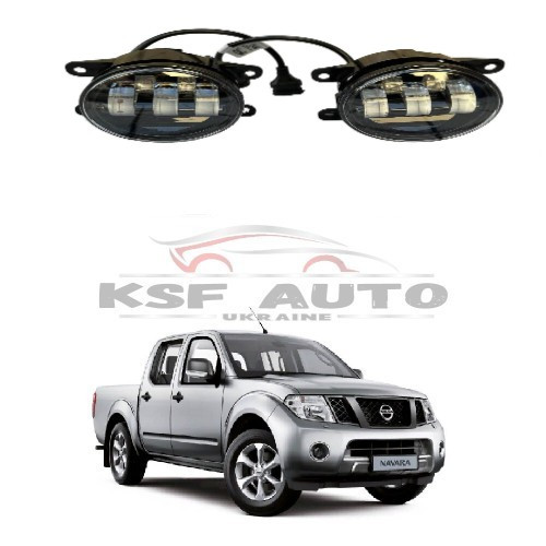 Протитуманні світлодіодні фари Nissan Navara III (D40M) 5 лінз