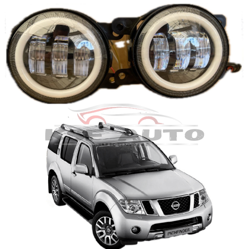 Протитуманітні світлодіодні фари Nissan Pathfinder III (R51M) Ангельські очі