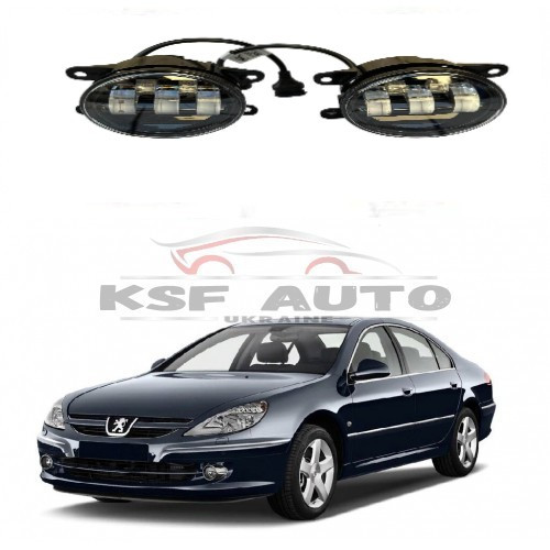 Протитуманні світлодіодні фари Peugeot 607 5 лінз