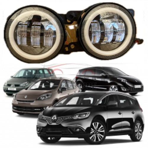 Протитуманітні світлодіодні фари Renault Grand Scenic Ангельські очі