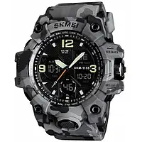 Годинник тактичний Skmei 1155в Gray Camo