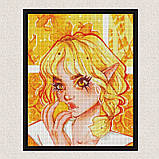 Алмазна мозаїка/вишивка Апельсинове захоплення з голограмними стразами 40*50 см Ідейка AMO 7607, фото 4
