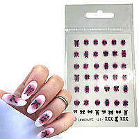 Наклейки для дизайну нігтів  Lilly Beaute 21