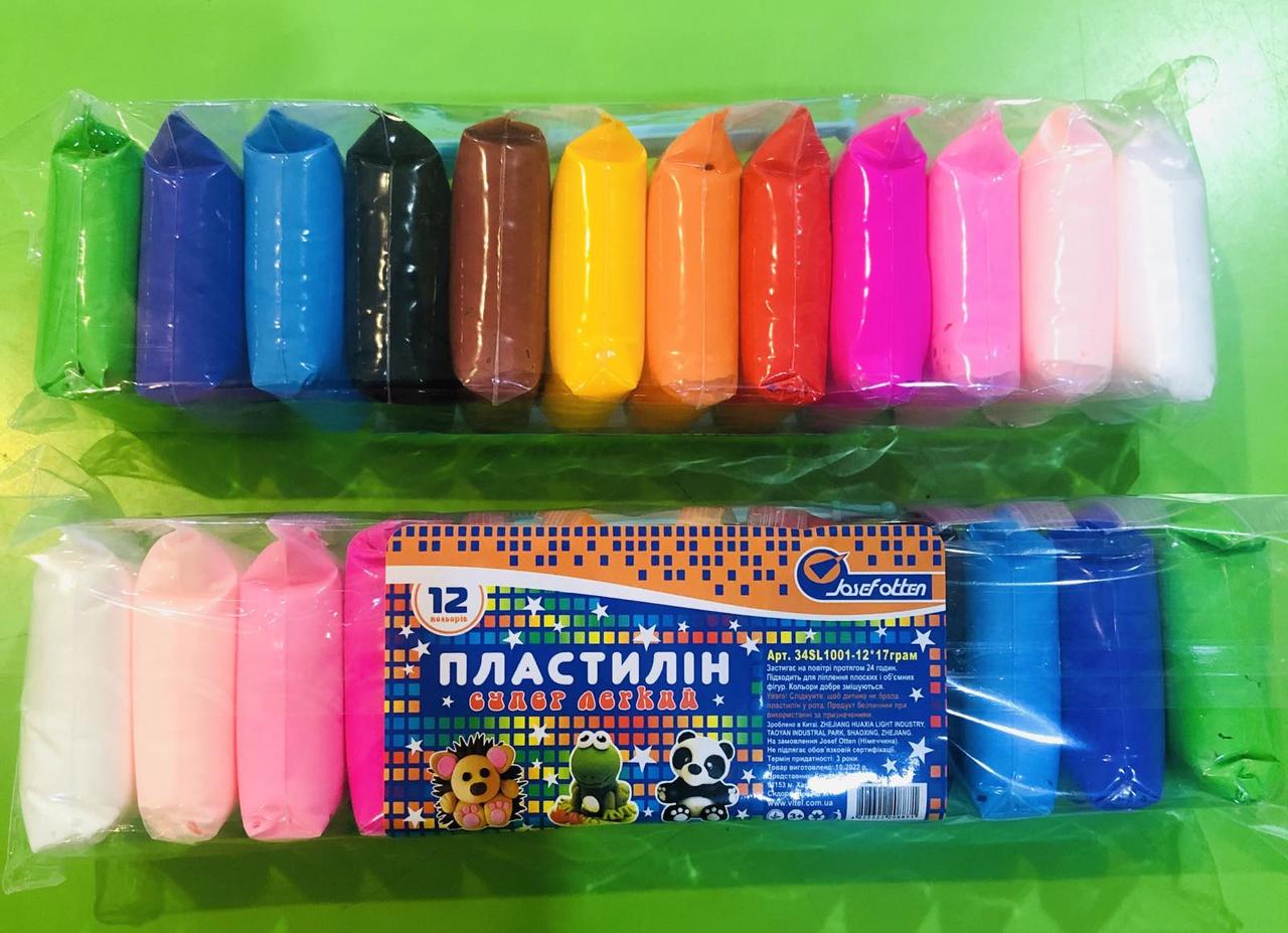 Повітряний пластилін 24 кол/9 гр "Joseff Otten", 34SL7729-24, шт, фото 1