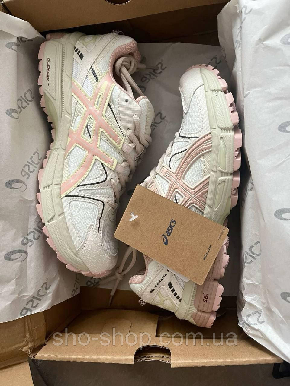 Кроссовки Asics  Gel-Kahana 8 White Pink, фото 1