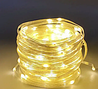 Вулична світлодіодна гірлянда силікон великі каплі роси 100Led 10м + 8 режимів світіння (CC18066-U100), фото 8