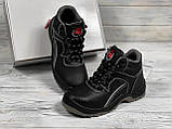Спецвзуття робоче чоловіче з металевим підноском, черевики захисні повсякденні, шкіряне взуття, польша, фото 2