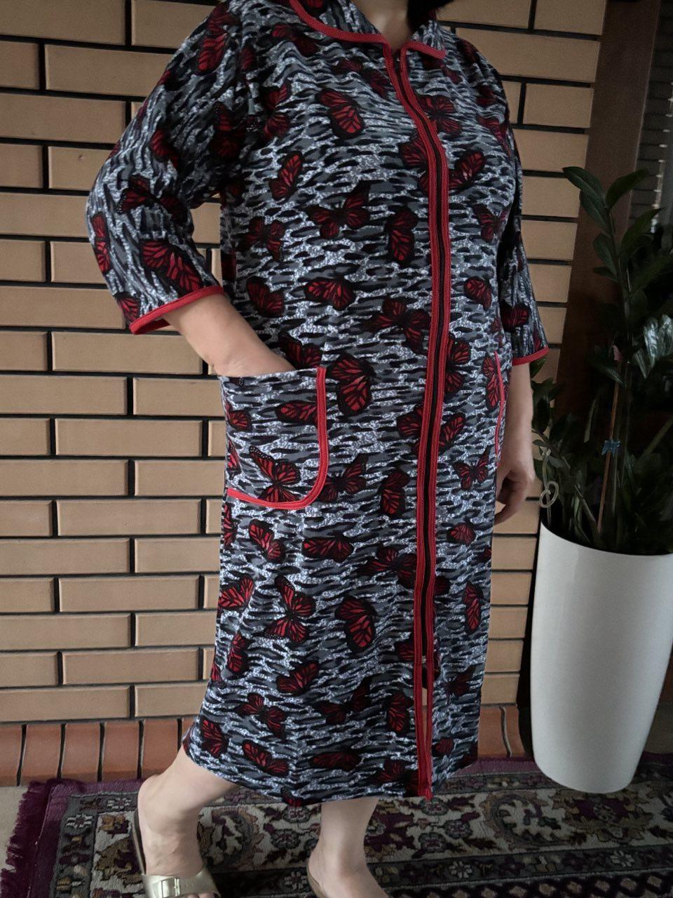 Халат жіночий велюр 58,60,62,64,66, фото 1