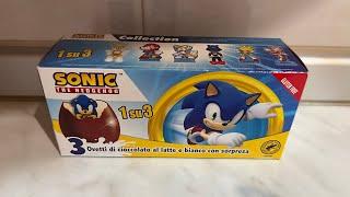 Цукерки шоколадні яйця Zaini Sonic 3 шт. х 20г