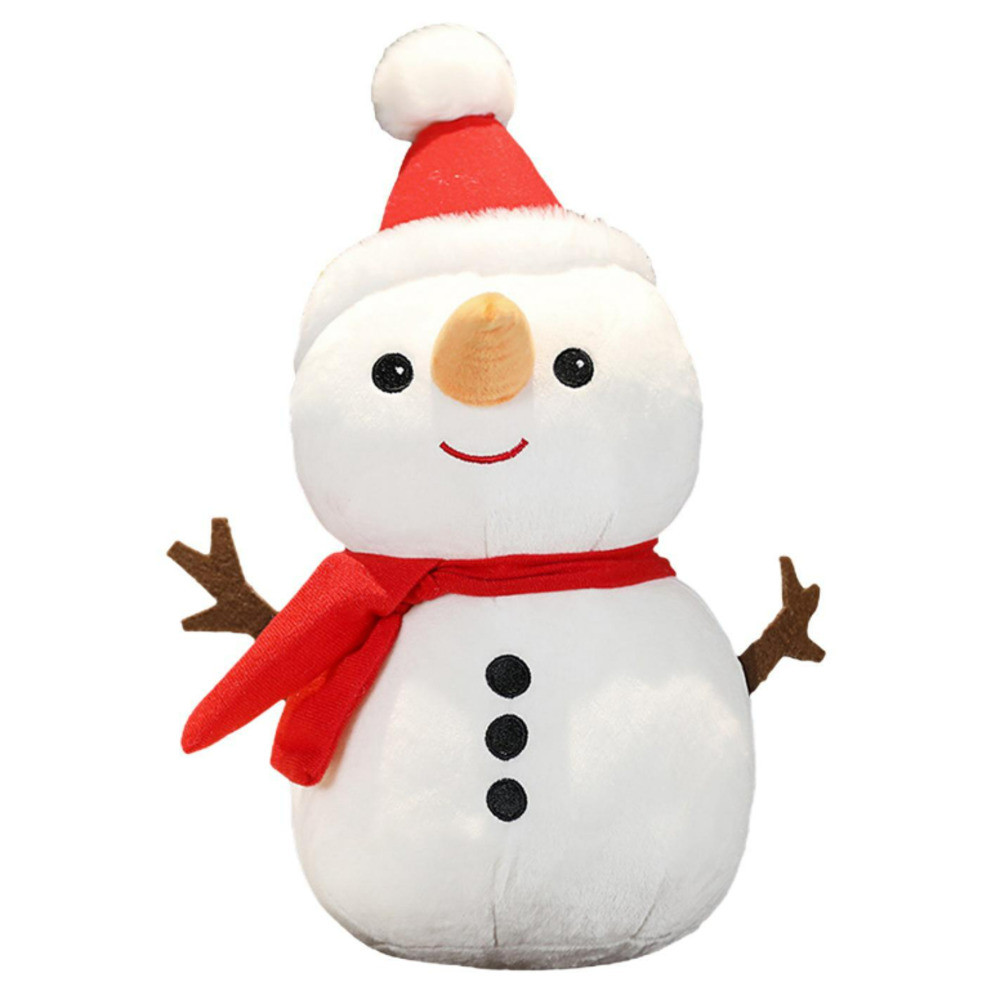 М'яка іграшка Новорічний сніговик із пледом Colorful Home, фото 1