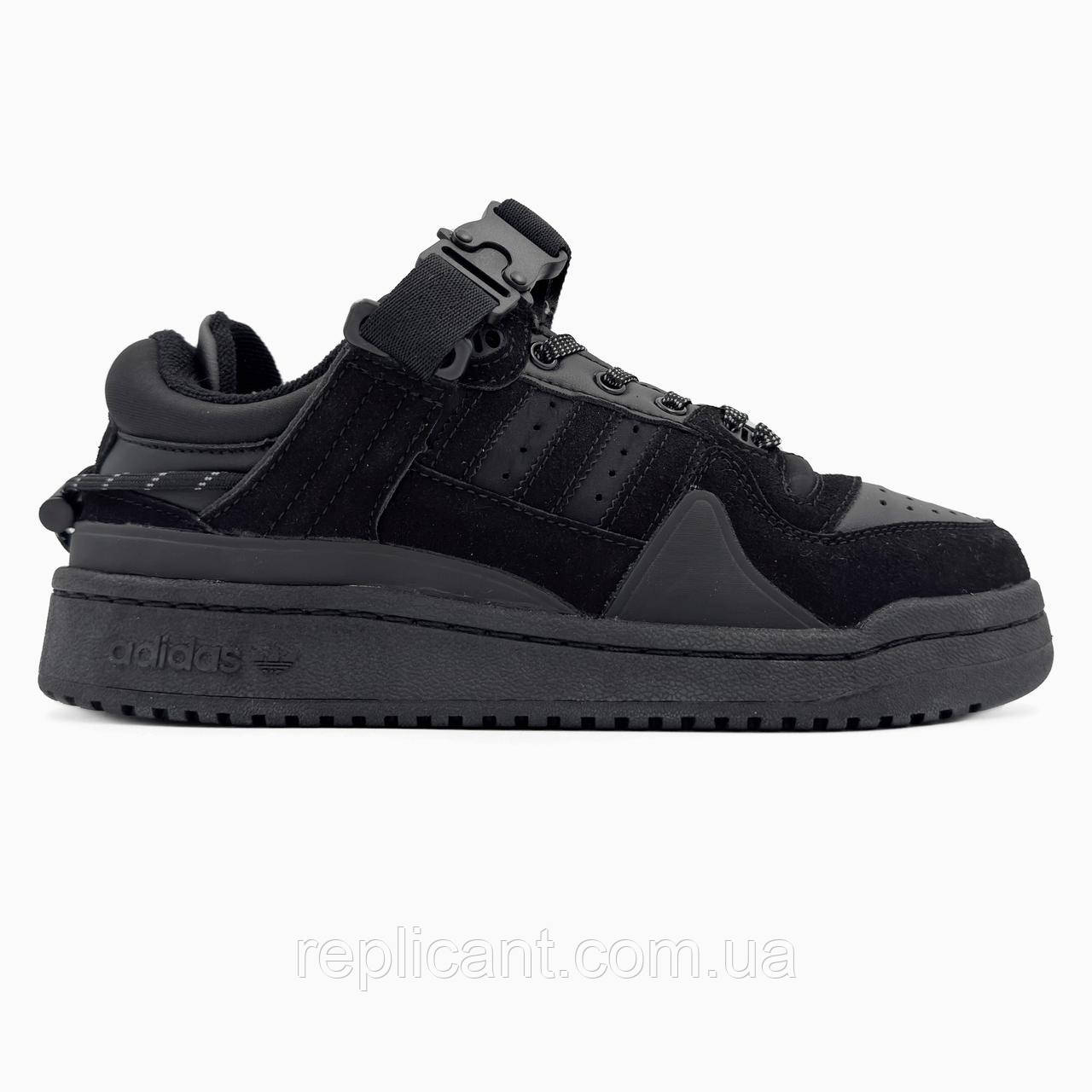 Adidas Forum Low x Bad Bunny Black, фото 1