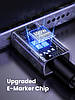 Кабель зарядний UGREEN USB C to USB C Charger Cable 100 W кабель для швидкого заряджання 1 м Black (L512), фото 5