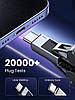 Кабель зарядний UGREEN USB C to USB C Charger Cable 100 W кабель для швидкого заряджання 1 м Black (L512), фото 6