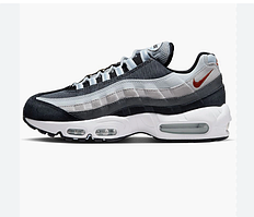 Мужские кроссовки Nike  Air Max 95 'Wolf Grey Rugged Orange' кросівки чоловічі Nike