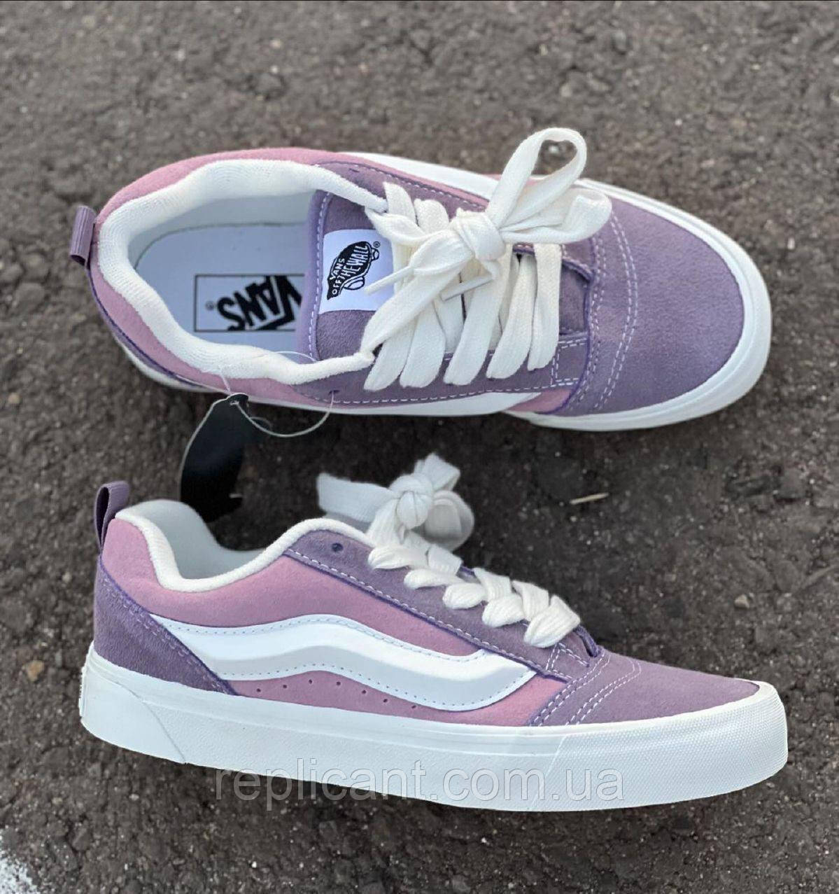 Кроссовки женские Vans KNU Plarform Pink Lilac жіночі Кросівки Vans, фото 1