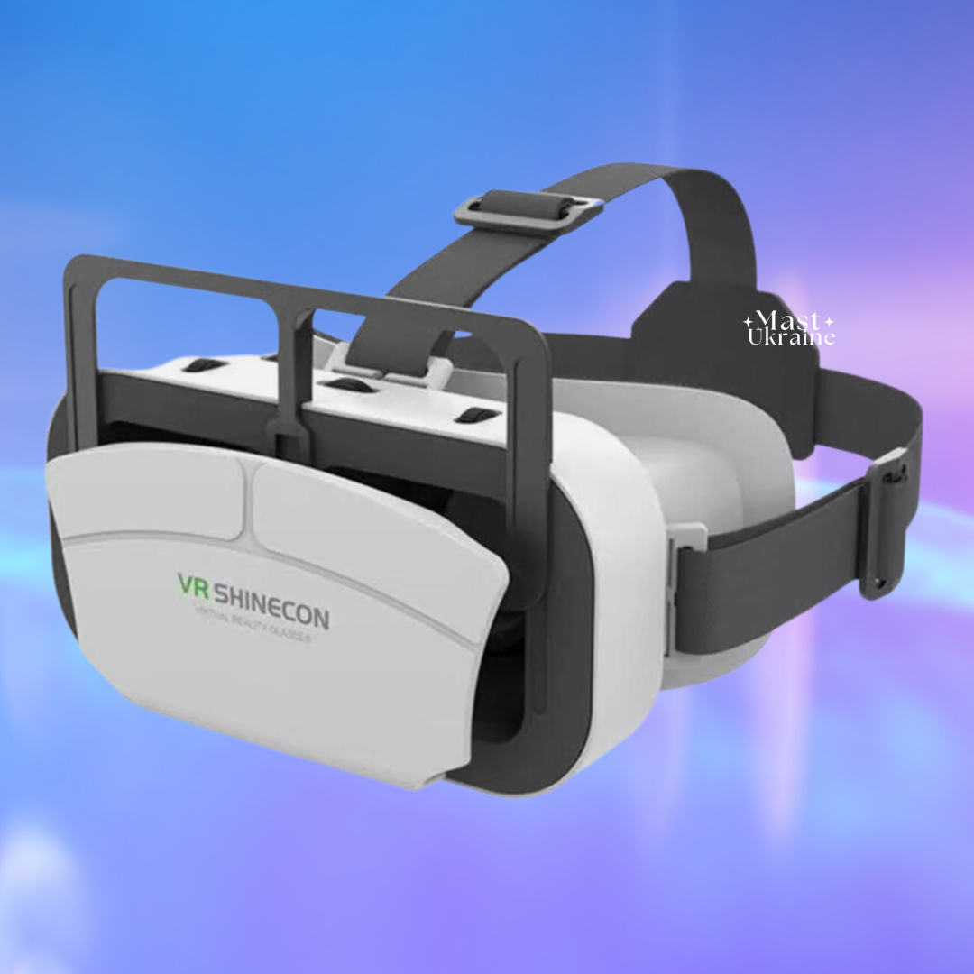 Окуляри віртуальної реальності VR SHINECON з регулюванням міжзіничної відстані SC-G12-White
