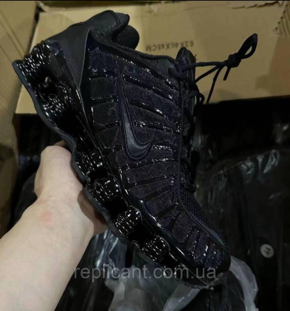 Кроссовки мужские Nike Shox TL Black чоловічі Кроссовки Nike, фото 1