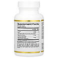 L-Теанін і кофеїн California GOLD Nutrition "TheanineUP" концентрація й енергія (60 капсул), фото 3