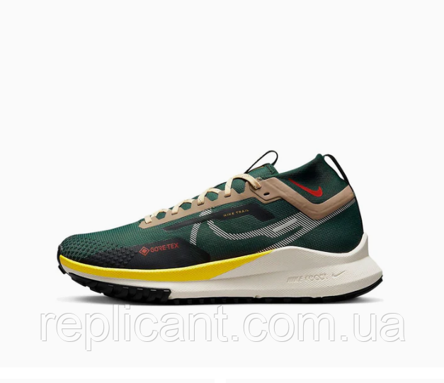 Кросівки чоловічі Nike React Pegasus Trail 4 GORE-TEX 'Noble Green Sail' 📦 FD0317-333 чоловічі Кроссовки Nike