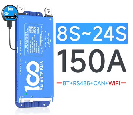 Smart bms daly 100balance 8s-24s 150 A БМС BT+RS485+CAN+WIFI