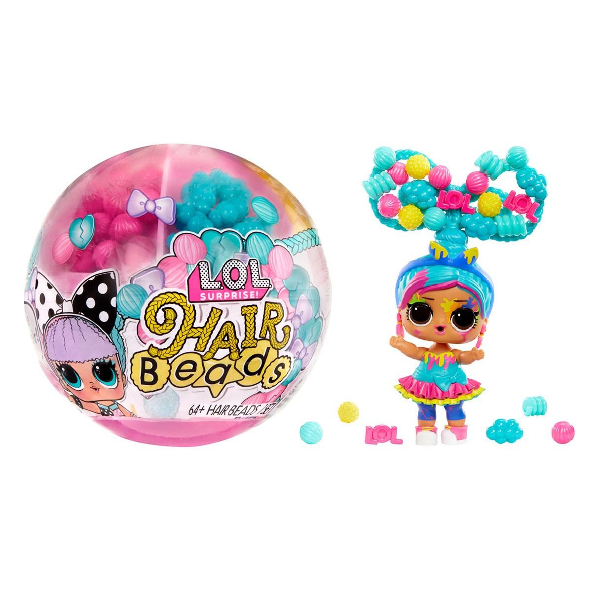 Ігровий набір з лялькою LOL Surprise Hair Beads - лялька ЛОЛ Феєричні зачіски з намистинок 511205, фото 1