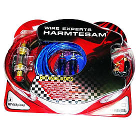 Набір проводів для підсилювача сабвуфера Harmtesam HT-668 6GA (4_216512314)
