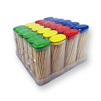 Зубочистка дерев'яна 70 штук у баночці 24 шт/уп.