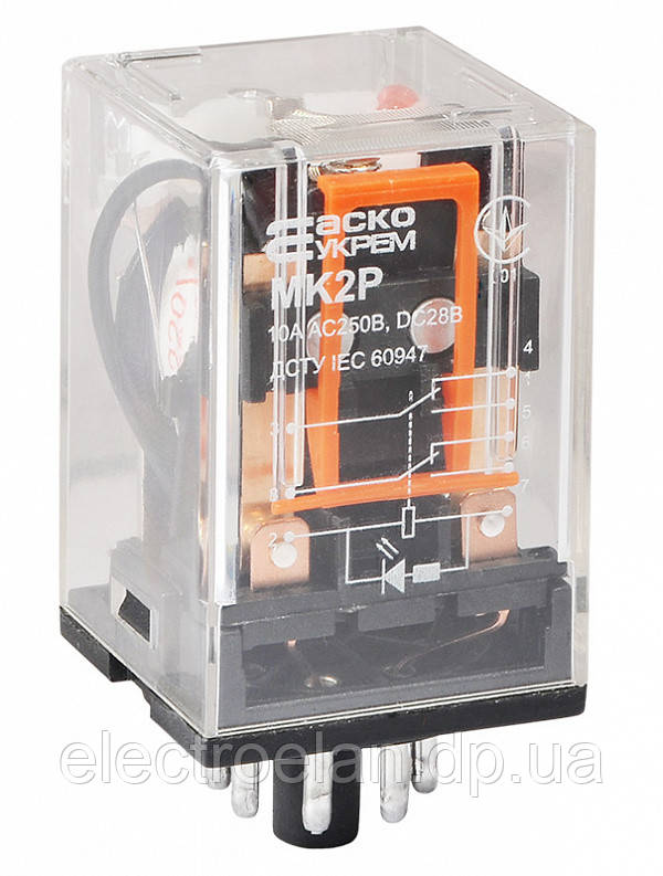 Реле Mk2P Ac 220В Проміжне ENERGIO