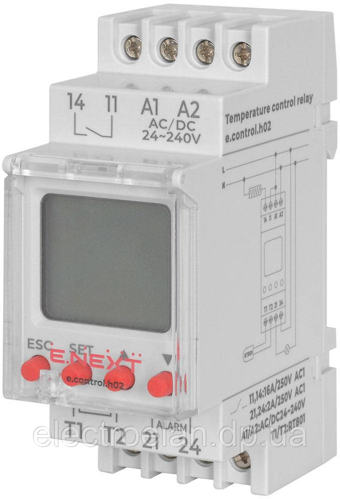 Реле Температури T130 16A -25…+130°С 24-240V Ac/Dc 1Кан ENERGIO, фото 1