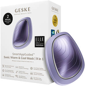 Звукова маска тепло та холод GESKE Sonic Warm & Cool Mask 9 в 1 фіолетовий