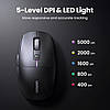 Бездротова ігрова USB-миша Ugreen 5000 DPI 2.4G 5 рівнів регулювання Black (MU103), фото 4