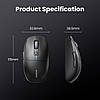 Бездротова ігрова USB-миша Ugreen 5000 DPI 2.4G 5 рівнів регулювання Black (MU103), фото 8