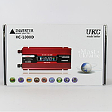 Перетворювач напруги AC-DC 12-220V автомобільний інвертор 1000W з LCD дисплеєм UKC -KC-1000., фото 9