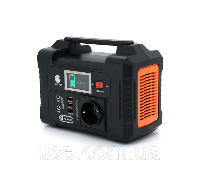 Портативна акумуляторна станція 200 Вт, W, 40800mAh, флеш фіш, FlashFish, 1 розетка