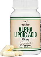 Double Wood Alpha Lipoic Acid / Альфа-ліпоєва кислота 60 капсул