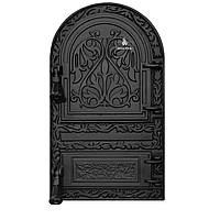 Дверцята чавунні LINDA WG 535x315мм  ГЕРМЕТИЧНІ. Дверцята для печі та барбекю