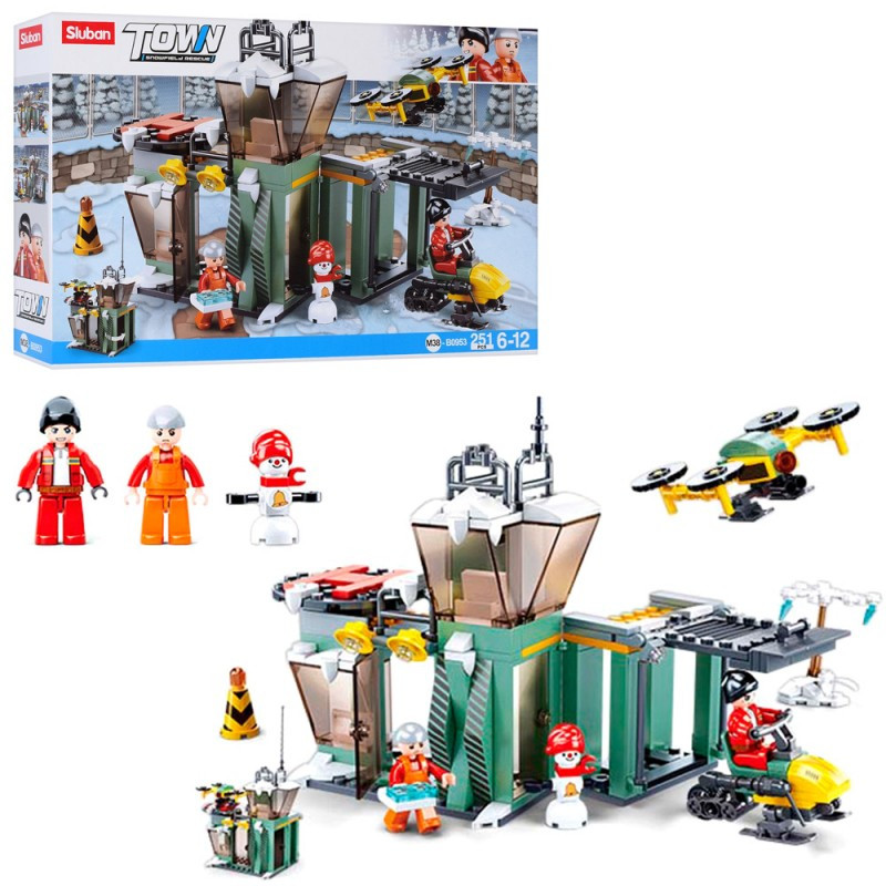 Конструктор SLUBAN M38-B0953 «Місто»: База, 251 деталей, фото 1