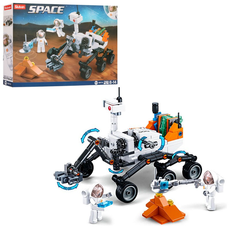 Конструктор SLUBAN M38-B0733 «Space»: марсохід, фігурки, 288 деталей, фото 1