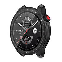 Захисний чохол для смарт годинника Amazfit Balance з плівкою чорний, фото 4