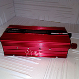 Автомобільний інвертор AC-DC 12-220V перетворювач напруги 1000W з LCD дисплеєм UKC -KC-1000D., фото 4