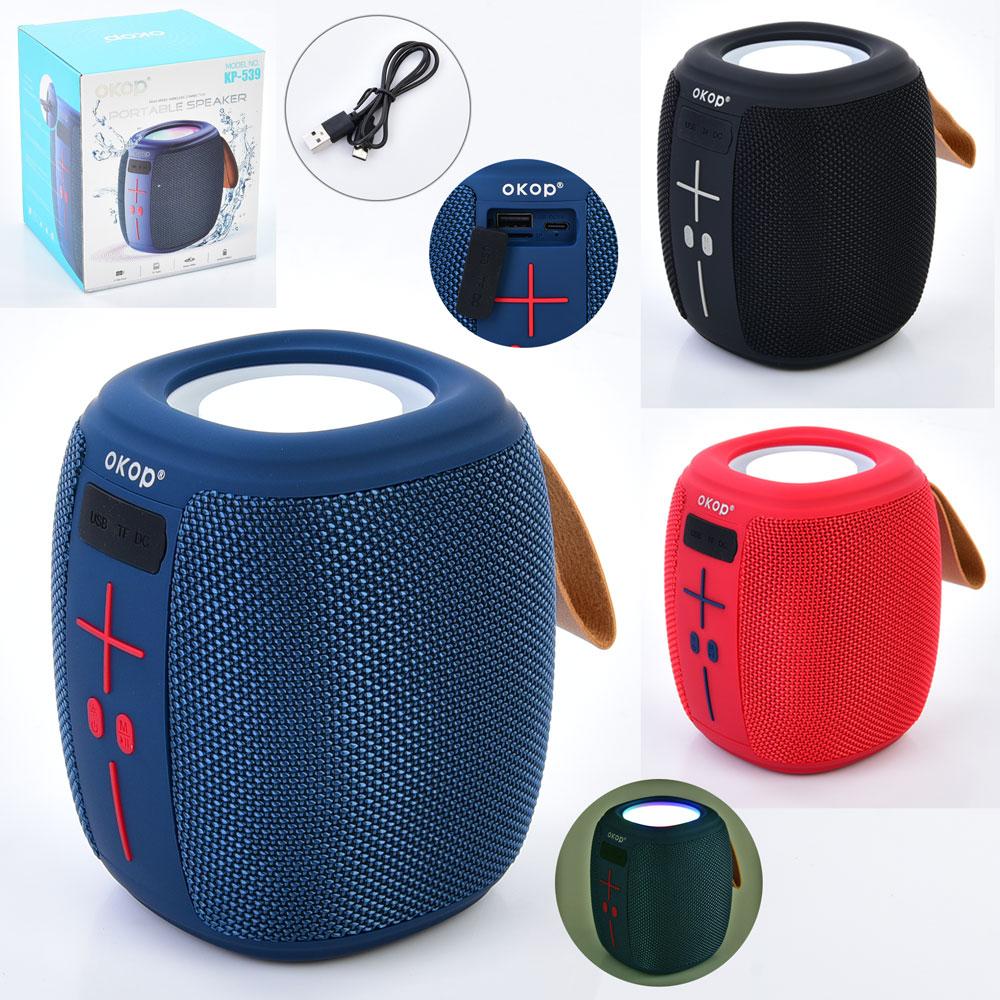 Колонка FG231107028D 11, 4-11, 4-13, 1см, аккумулятор, 1200mA, 8W, TFслот, Bluetooth, USBзарядне, FM, світло, 3 кольори